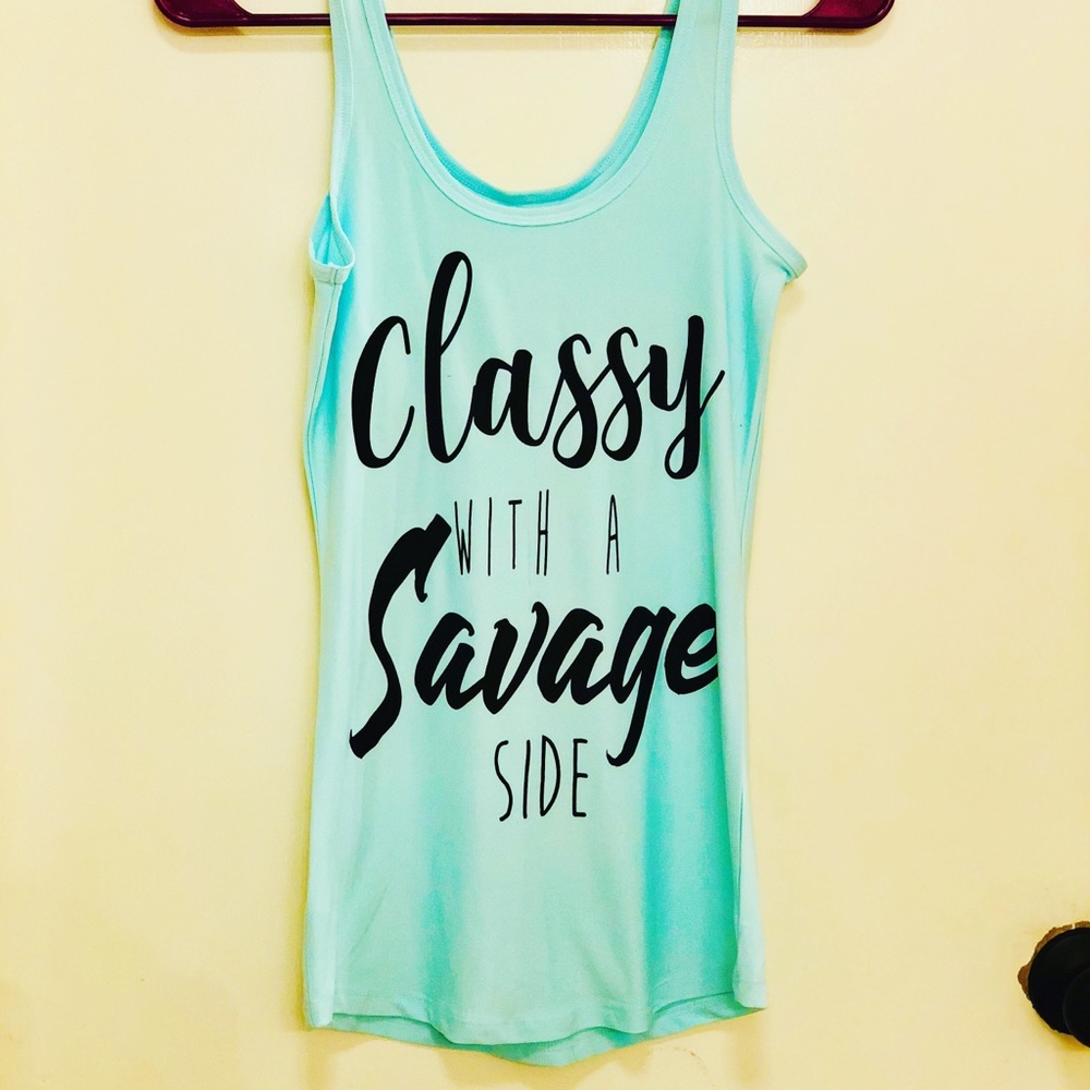 Classy with a savage side tank